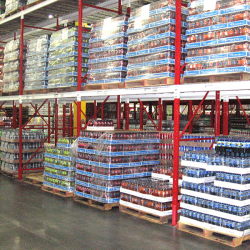 Warehouse Pallet Storage using Selective Racking