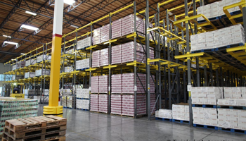 Nor-Cal Beverages Stands Tall with Twinlode Dual Wide Pallet Racking System. High-density racking for the beverage industry